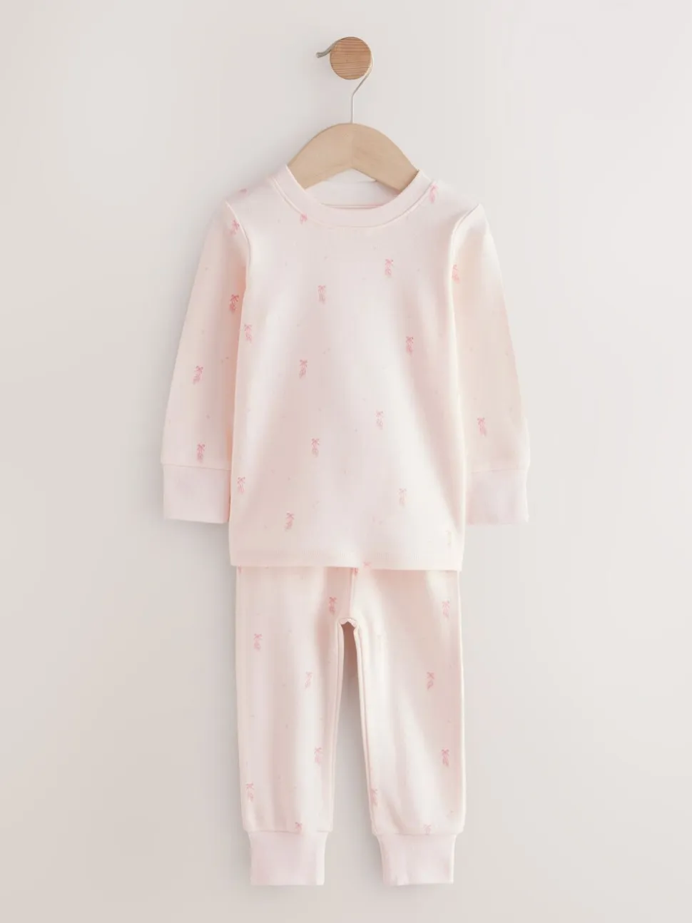 Roze/crème ballerina - Knus pyjama met lange mouwen 3 Pack (9maanden -12jaar)