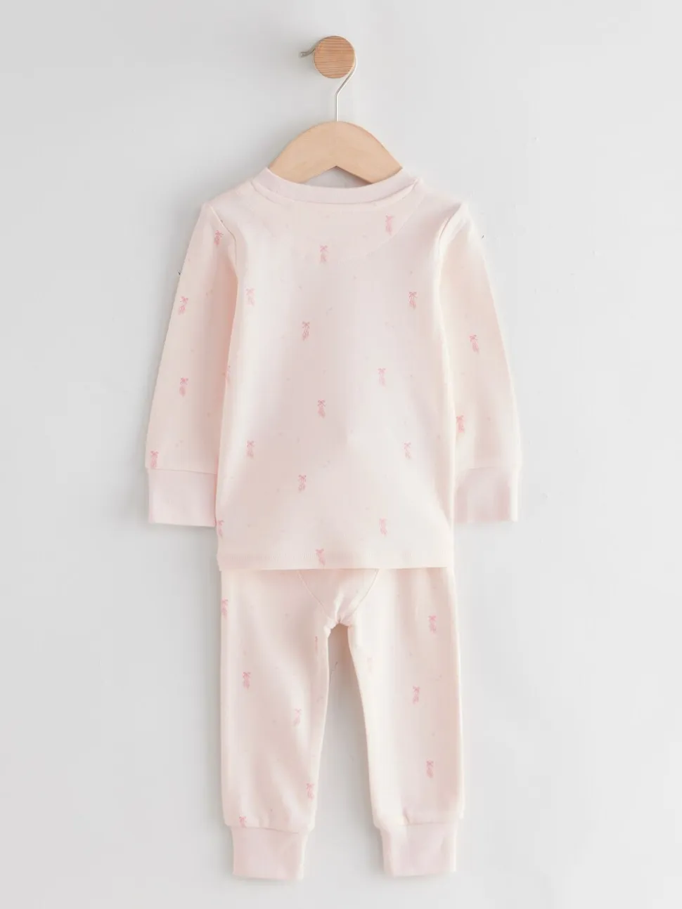 Roze/crème ballerina - Knus pyjama met lange mouwen 3 Pack (9maanden -12jaar)