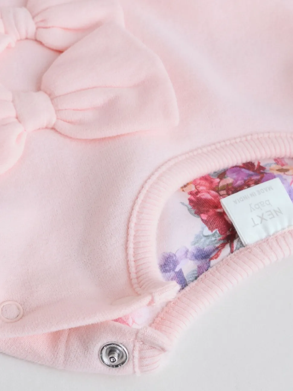 Roze/crèmekleurig met bloemenprint - Baby Strik Sweater en Leggings Set 2 Pieces (0mnd-2jr)