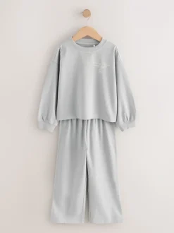 Roze/ecru/grijs - Wide Leg Pyjamas 3 Pack (3-16yrs)