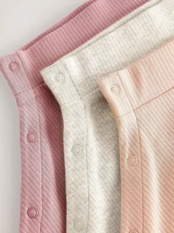 Roze/grijs - 3 Set Hip Dysplasia Baby Leggings (0-3jaar)