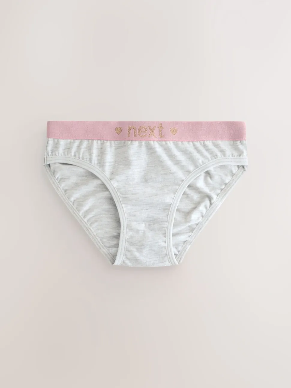 Roze/grijs - Verpakking van 7 bikinibroekjes (5-16 jr)