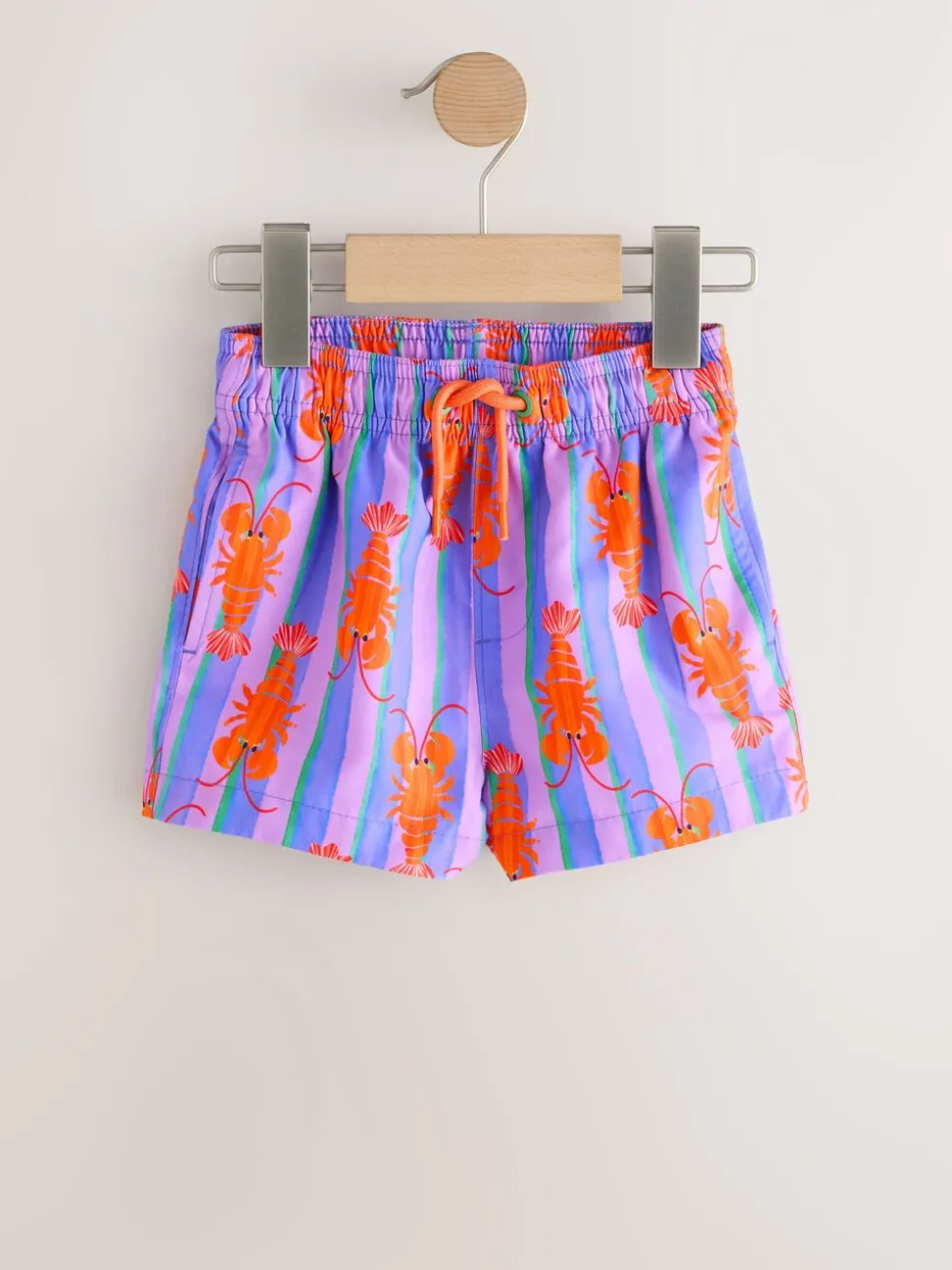 Roze/lila - Zwemshort met print (3 mnd-7 jr)