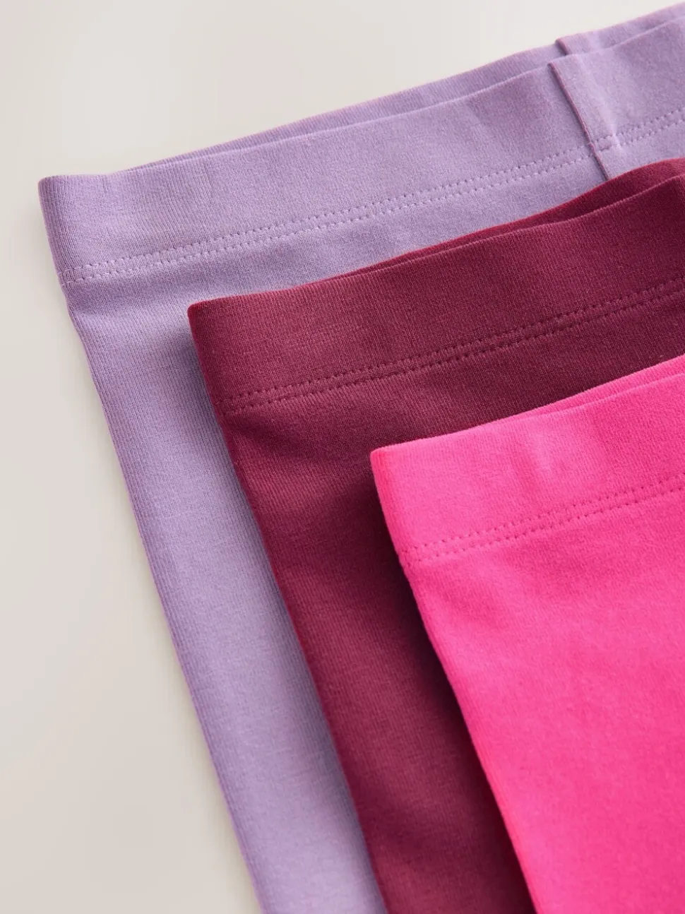 Roze/lila/bessenkleur - Verpakking van 3 leggings (3-16 jr)