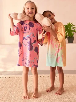 Roze/oranje - Minnie Mouse licentie nachthemd 2 pack (2-14jaar)