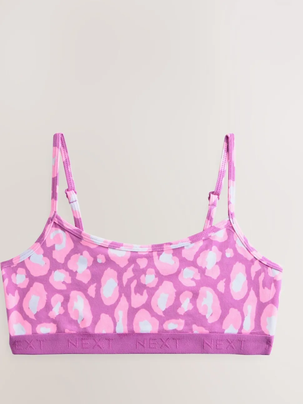 Roze/paars - Set van 3 crop tops (5-16 jr)