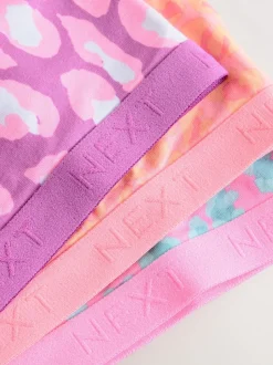 Roze/paars - Set van 3 crop tops (5-16 jr)