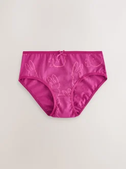 Roze/paars - Verpakking van 10 onderbroeken (1,5-16 jr)
