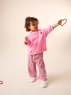 Roze/rood - Disney Minnie Mouse Long Sleeve Top and Trousers Set (3mths-7yrs)