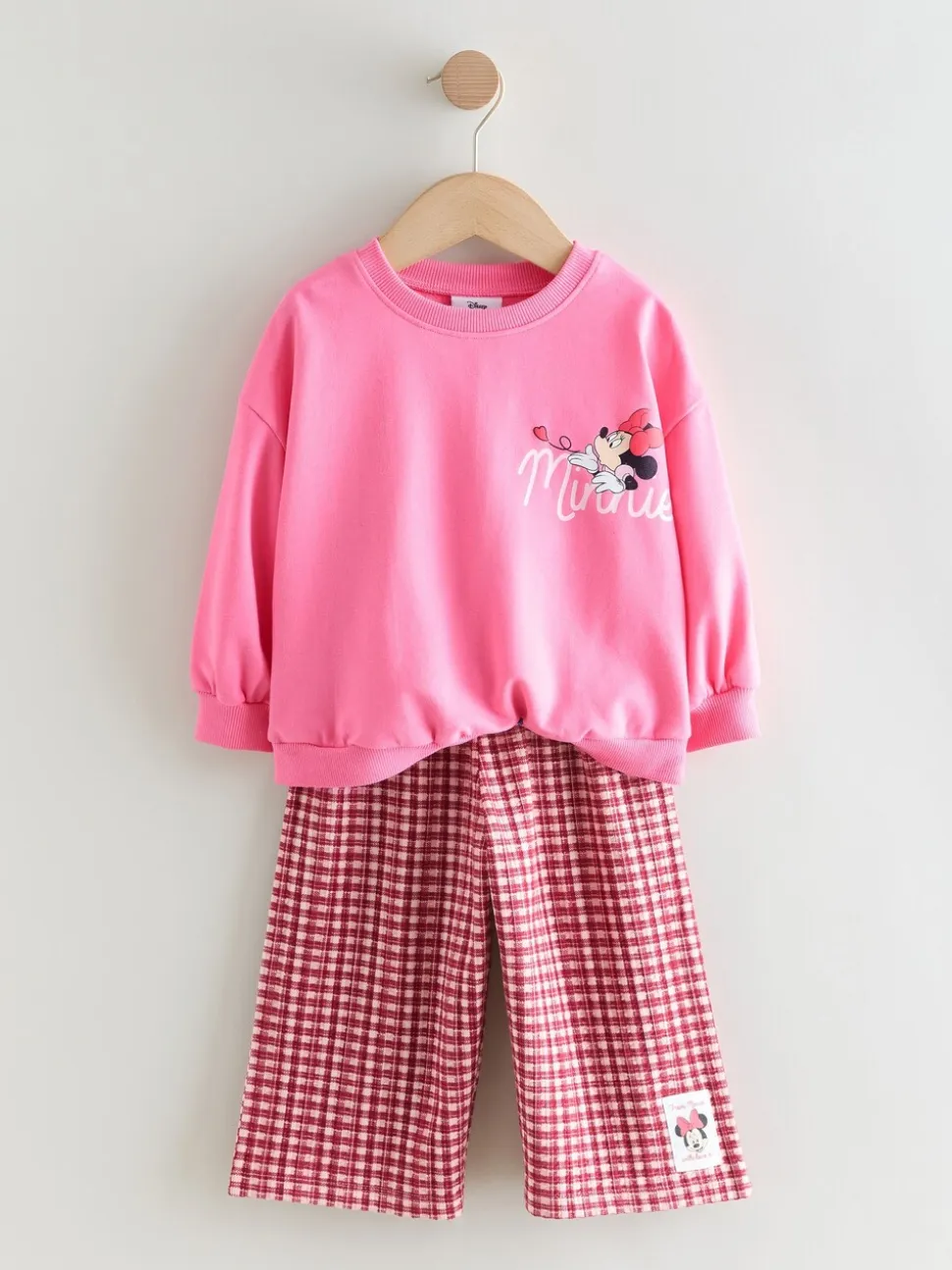 Roze/rood - Disney Minnie Mouse Long Sleeve Top and Trousers Set (3mths-7yrs)