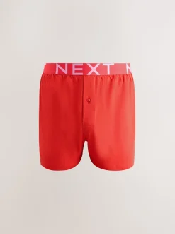Roze/Rood/Groen - Losse Boxer 5 set