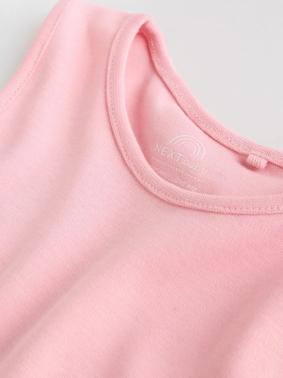 Roze/wit - Essentieel Vest Baby Bodysuits