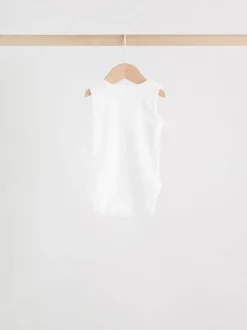 Roze/wit - Essentieel Vest Baby Bodysuits