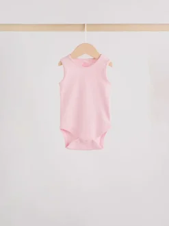 Roze/wit - Essentieel Vest Baby Bodysuits