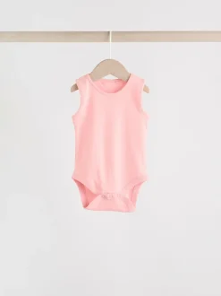 Roze/wit - Essentieel Vest Baby Bodysuits
