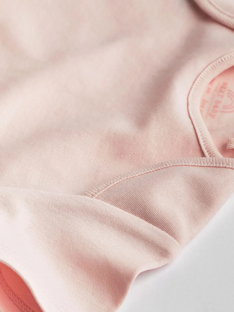 Roze/wit - Essentiële babyrompertjes met korte mouwen