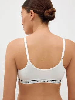 Roze/wit - Zwangerschap en borstvoeding cropped ultiem comfort tops verpakking van 2