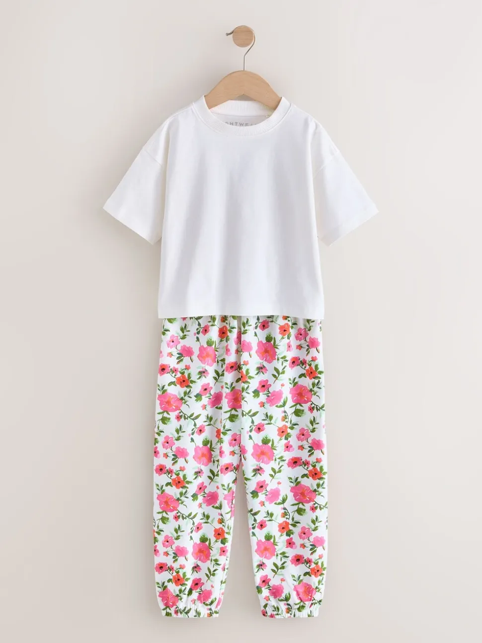 Roze/zwart - Floral Pyjamas 3 Pack (3-16yrs)