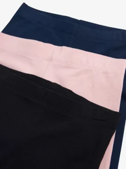 Roze/zwart/marineblauw - Verpakking van 3 leggings (3-16 jr)