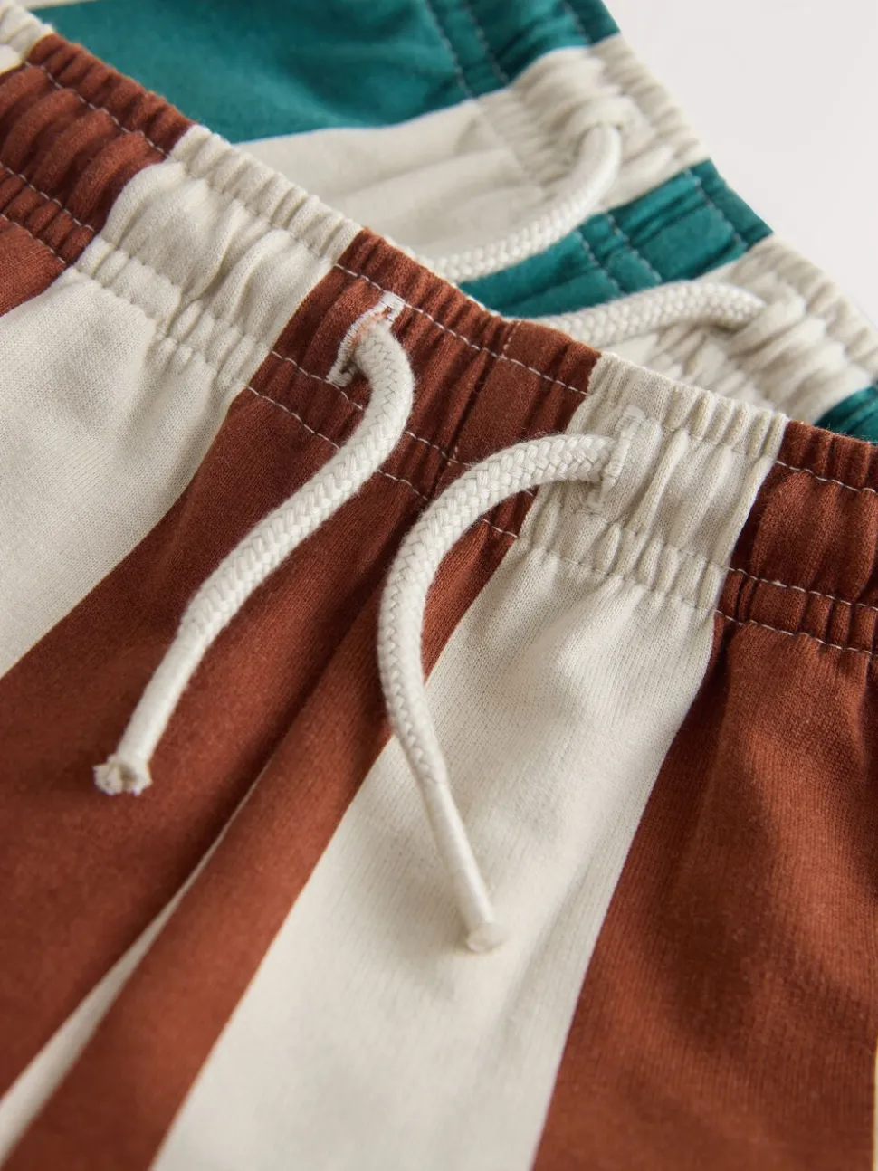Rust Brown and Teal - Crew Neck Sweatshirt and Shorts 2 Pack Set (3mths-7yrs)