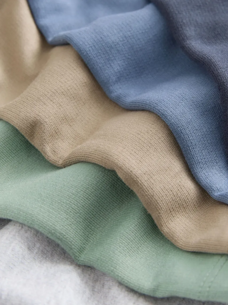 Sage Green Blue And Grey - Verpakking van 3 jersey shorts (3mnd -7jr)