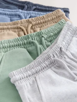 Sage Green Blue And Grey - Verpakking van 3 jersey shorts (3mnd -7jr)