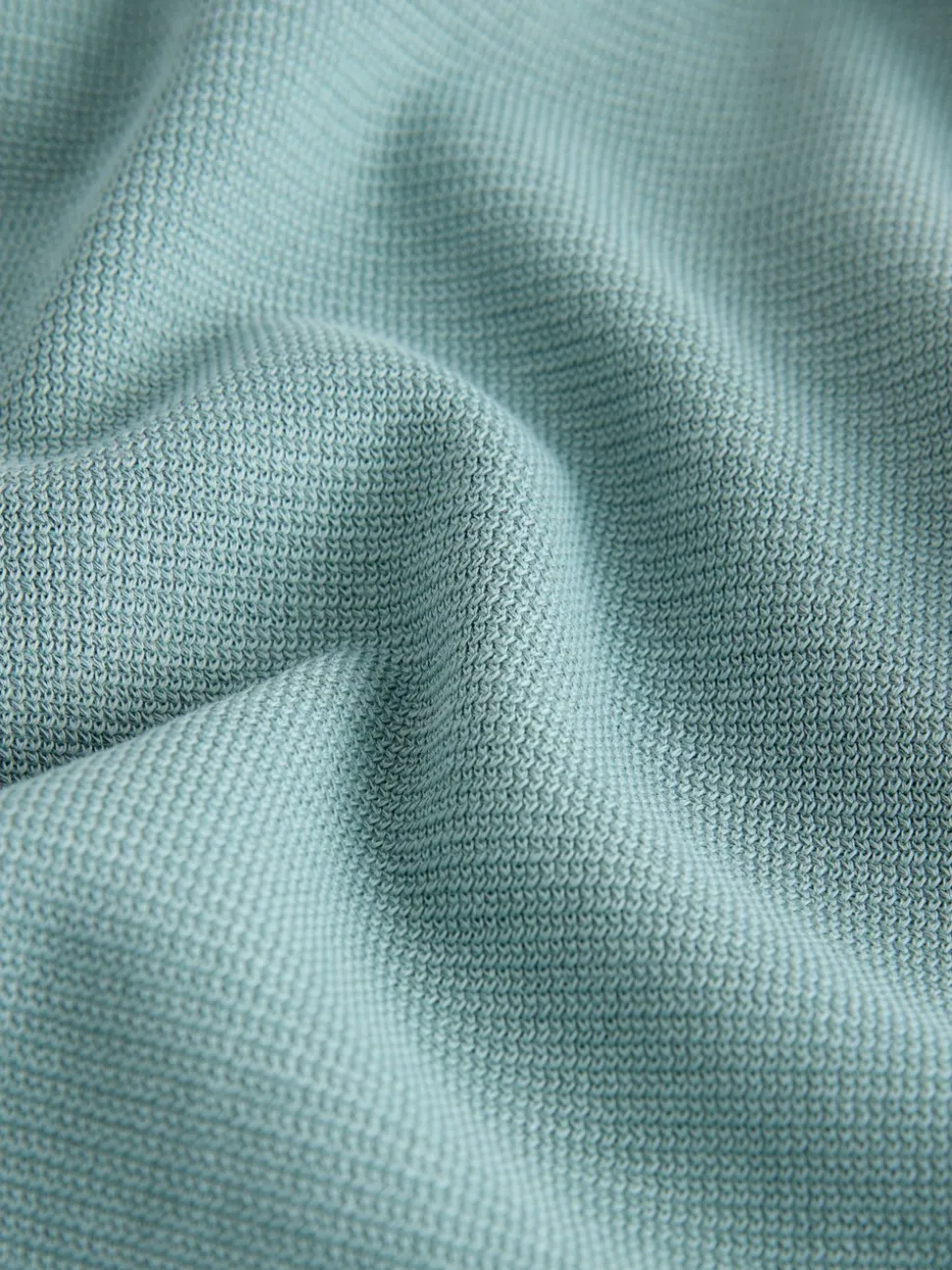 Saliegroen - T-shirt met lange mouwen en ronde hals