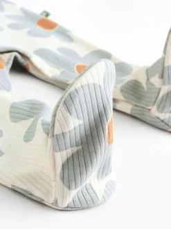Saliegroen gebloemd - Verpakking van 5 babypyjama's (0 mnd-2 jr)
