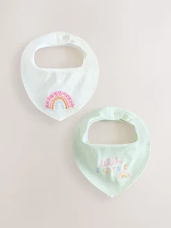 Saliegroene zus - 2 Babyslabbetjes Family