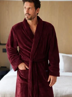 Savile Row Company Lightweight Soft Fleece Dressing Gown