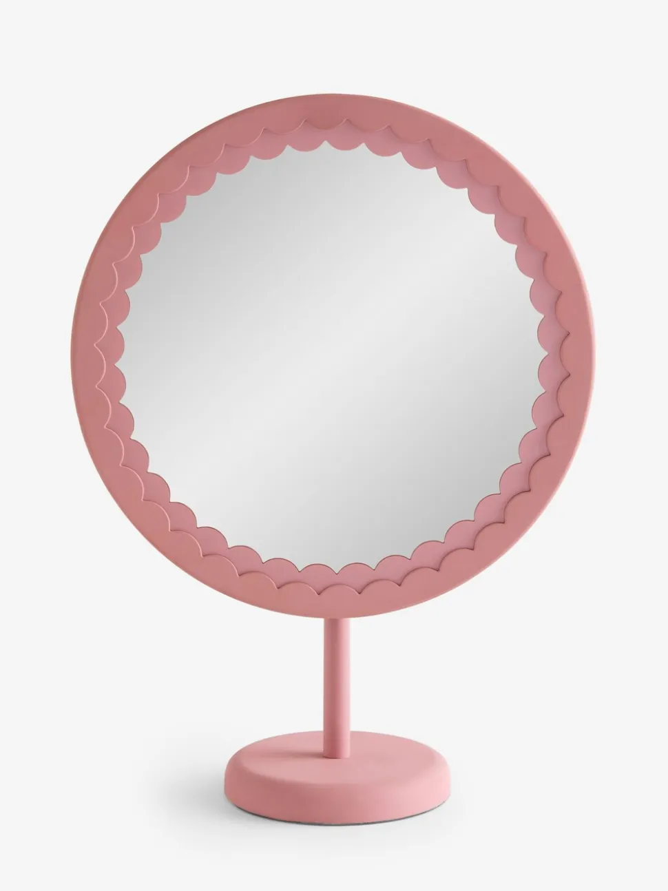 Scallop Round Dressing Table Mirror