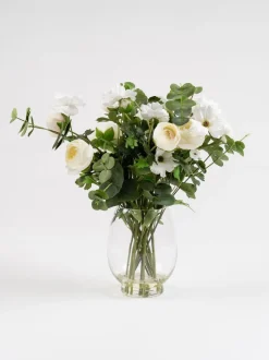 Scottish Everlastings Ltd Artificial Ranunculus Arrangement in Vase
