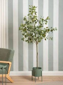 Scottish Everlastings Ltd kunstmatige eucalyptusboom in pot