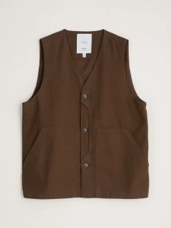 Seasalt Cornwall heren gilet van katoen met meter