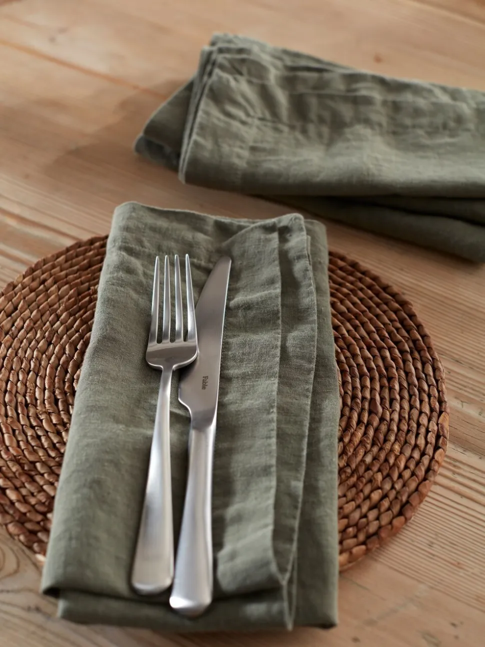 Secret Linen Store Set of 4 100% Linen Napkins