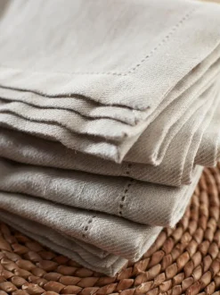 Secret Linen Store Set of 4 Twill Napkins