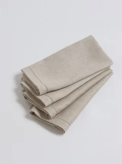 Secret Linen Store Set of 4 Twill Napkins