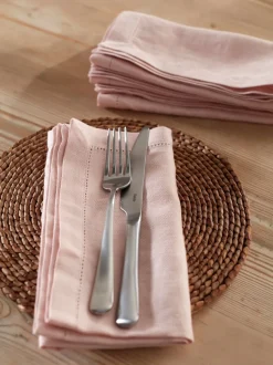 Secret Linen Store Set of 4 Twill Napkins