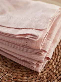 Secret Linen Store Set of 4 Twill Napkins