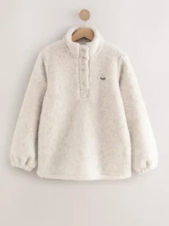 self. Buttons Neck Jumper