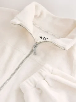 self. Polar fleece met volledige rits