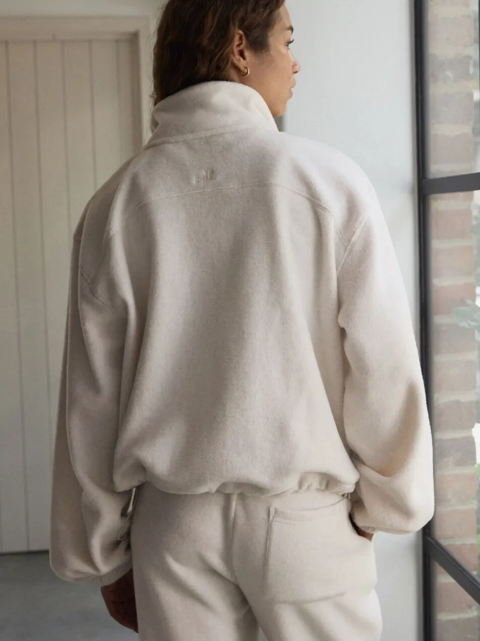 self. Polar fleece met volledige rits