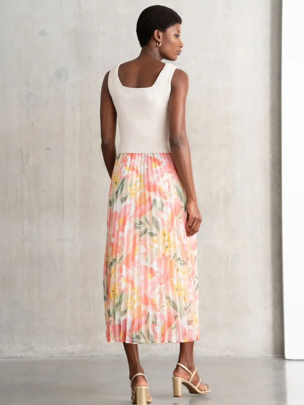 Seraphine Maternity Cream Dress with Topper