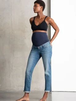 Seraphine premium zwangerschapsjeans van biologisch katoen met ruimvallende pasvorm