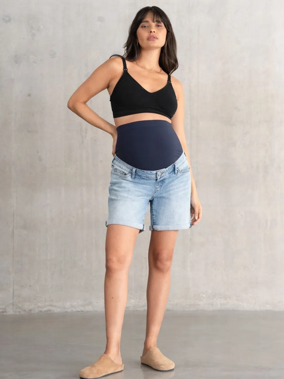 Seraphine Zwangerschapsbroek Blauw Denim