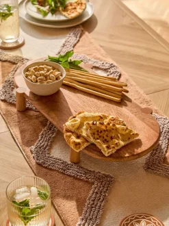 Serveerbord met houten poten