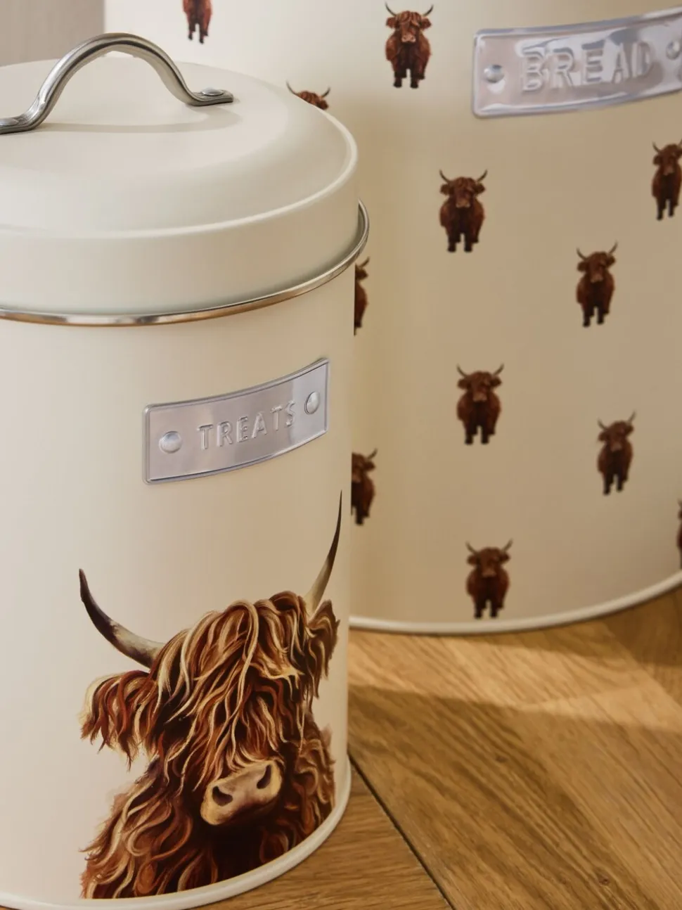 Set of 2 Bread bin and Treat Storage Jars