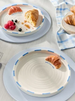 Set of 2 Claude Croissant Side Plates