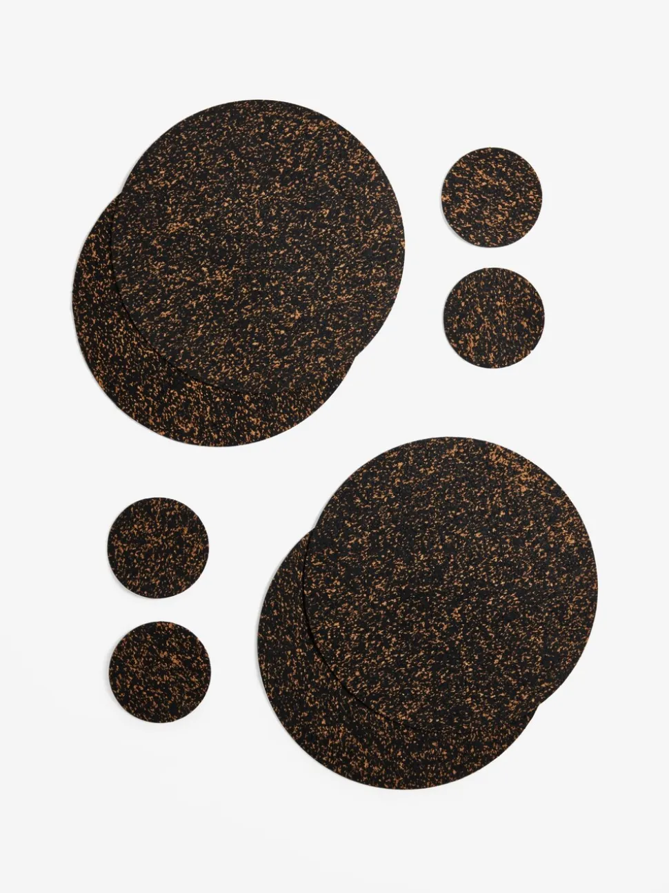 Set of 4 Cork Placemats and Coasters