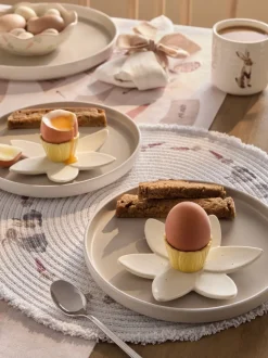 Set of 2 Daffodil Flower Egg Cups